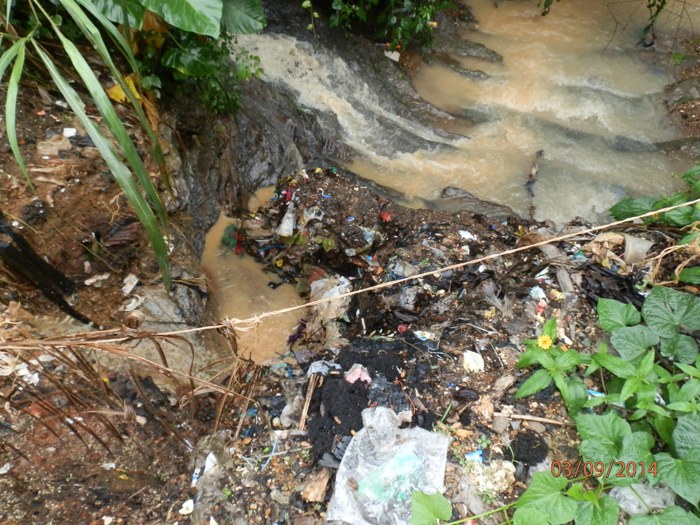 Manyu River, Mamfe’s Waste Dump